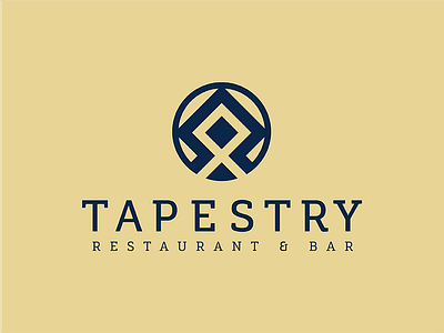 Tapestry Restaurant Logo identity logo restaurant restaurant logo tapestry