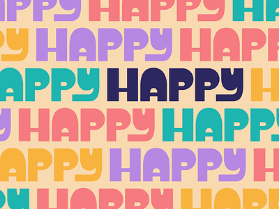 Type Happy 😆 hand done type happy letterings type typography