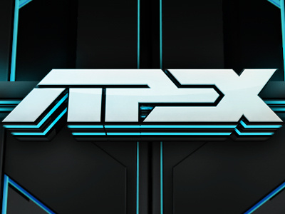 Apex - Tron Themed Logo 3d logo tron