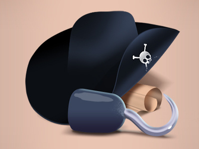 Pirate Hat illustrations