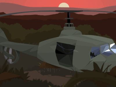 Crash Helicopter game illustration