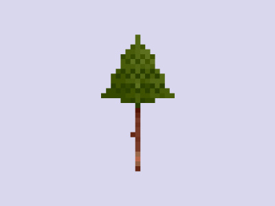 Pixel Tree illustration pixel