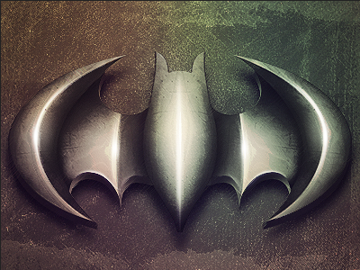 Batman Logo Emblem batman deviant emblem grunge. jesse logo metal shiny skybrix watt