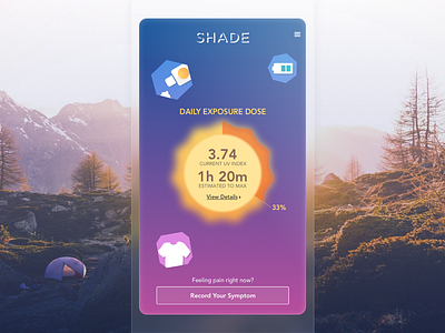 Shade iOS app app ios