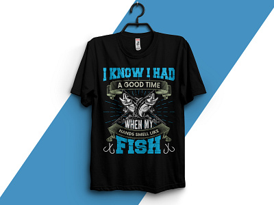 Fishing T-Shirt Design Vector | Custom Fishing T-Shirt Design
