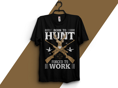 Hunting T-Shirt Design | Custom Hunting T-Shirt Design vector tracing