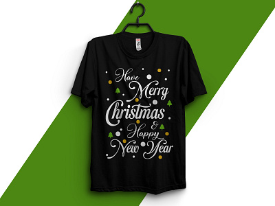 Christmas T-Shirt Design | Merry Christmas T-Shirt Design vector tracing