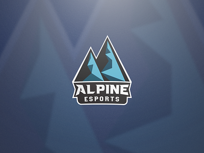 Alpine Esports branding esports illustration logo vector