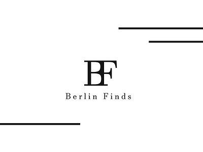 Berlin Finds Clothing branding clothing brand design illustration logo typography vector