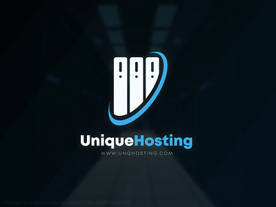 Unique Hosting Banner backgrounds branding design host illustration vector