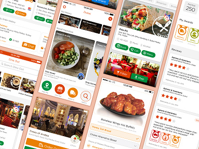 RoundMenu - UI dubai ios app oder food restaurant restaurants user interface
