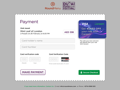 Online Payment careem discound payment discount coupon visa discount