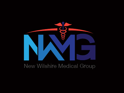 New Wilshire Medical Group medical group brand medical logo ngo