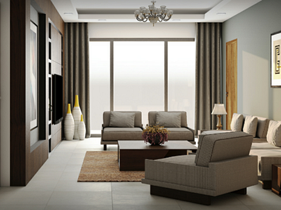 Living room !! 3d Visual 3dmax photoshop vray