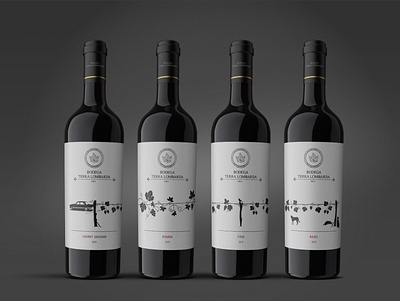 The bodeguero's story branding design graphic design invite label label design wine wine label