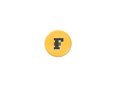 The Famecoin - Gold Limited Edition coin dollars game gold icon illustration logo money photoshop shiny vector yellow