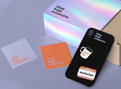 Brand Identity & Packaging - They Boss Collective brand identity design brand identity designer branding business card design cool design inspiration graphicdesign innovative branding modern logo design packagedesign packaging phone case design sticker design