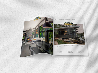 Discovery Dream Homes Editorial Ad & Billboard advertising editorial layout graphicdesign layout design toronto graphic designers