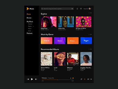 Music Player Web App