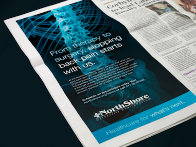 NorthShore University HealthSystem print ad