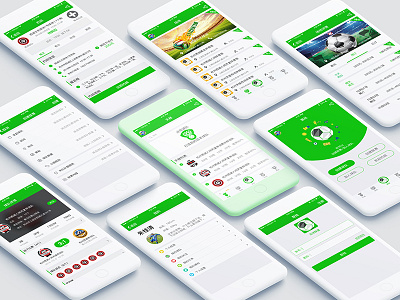 Football APP UI app football interface ui