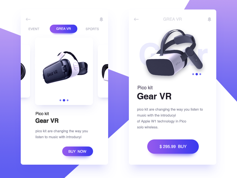 VR conceptual design by 梅西 on Dribbble