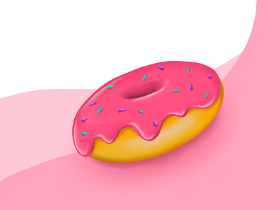 Donut illustration procreate