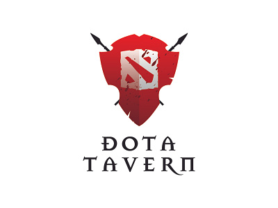 DOTA Tavern graphic design identity design typography