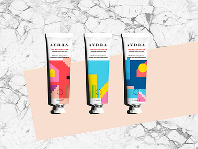 Body Cream Packaging branding design graphic design identity design illustration logo packaging design typography