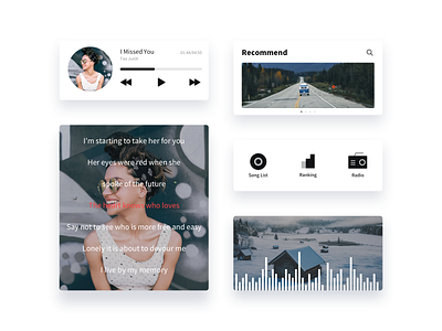 Music page app countryside design illustration music photoshop sketch typography ui ux