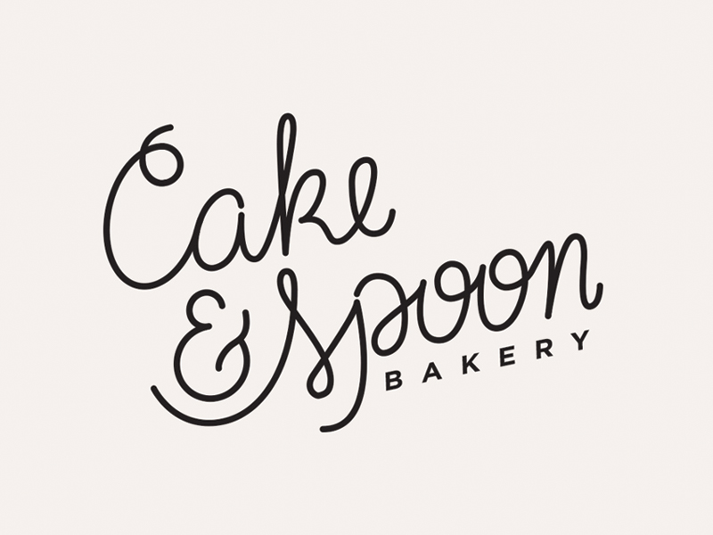 Cake & Spoon by Belu on Dribbble