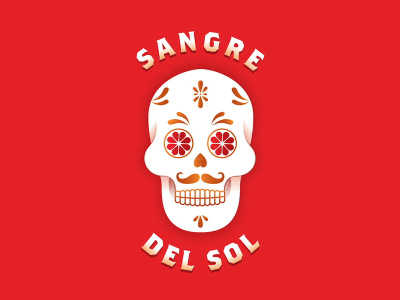 Sangre Del Sol dayofthedead diadelosmuertos illustration mexico skull
