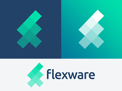 Flexware Company Logo brand identity branding corporate corporate identity creative logo logo design minimalist pictorialmark unique