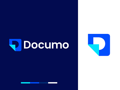 Documo Logo Design blockchain brand identity branding d d logo document finance fintech logo design logo designer monogram paper saymon studio software tech technology