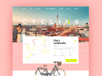 the Main page berlin bicycles bike city cycling home rent site trip ui web