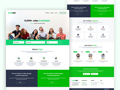 jobs finder website illustrator job board jobfinder jobs sketch upwork webdesign website website concept website design