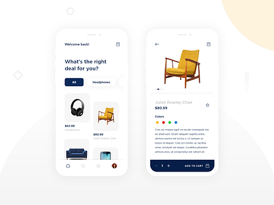 Shopping Mobile App Design app app design app ui app ui ux design ecommerce inspiration minimal shop shopping ui ui ux design ux