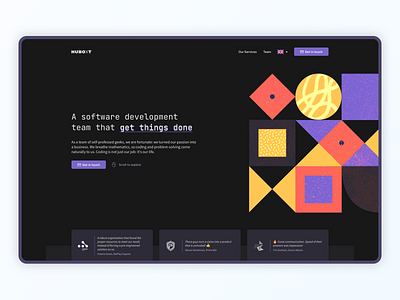 Landing Page: HUBOXT