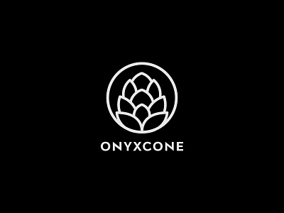 Onyxcone logo proposal cone cones logos logotype onyx pine pine tree pinecone