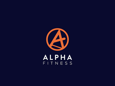 Alpha Fitness Logo Design concept