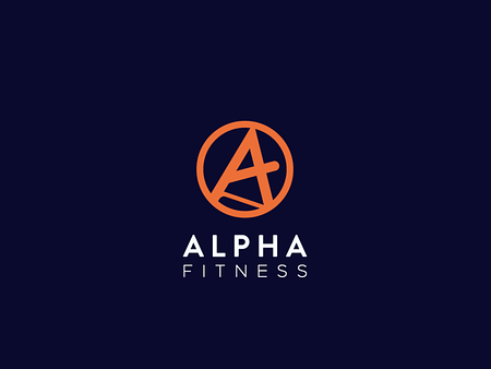 Alpha Fitness Logo Design concept by Redowan⚡️ on Dribbble
