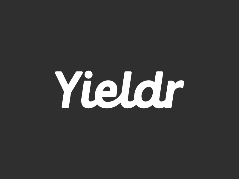 Yieldr logo dribbble black