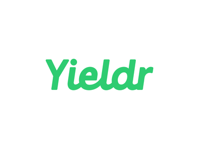 Yieldr's New Logo lettering logo wordmark yieldr