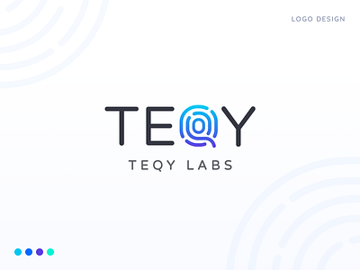 TEQY Labs branding clean logo software company tech technology