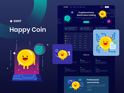 Digit Happy Coin