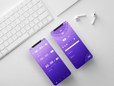 alarm Ui alarm alarm app alarmclock branding challenge daily dailyui design electronic icon illustration logo ui vector