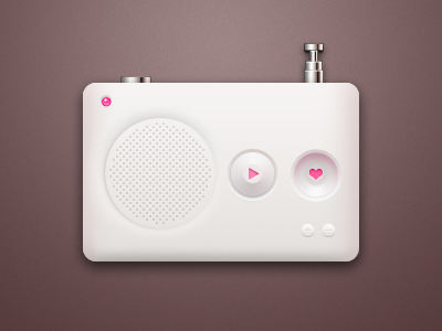 Mini Radio icons mobile pixel ui