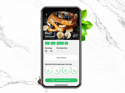 Perfect Recipes App ui