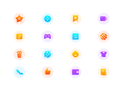 Icon Design color design icons sketch ui uiux design visual style