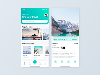 Travel UI design icon illustration sketch travel ui uiux